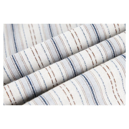 Cute Patterned Text Embroidered Striped Shirt - Thrashink