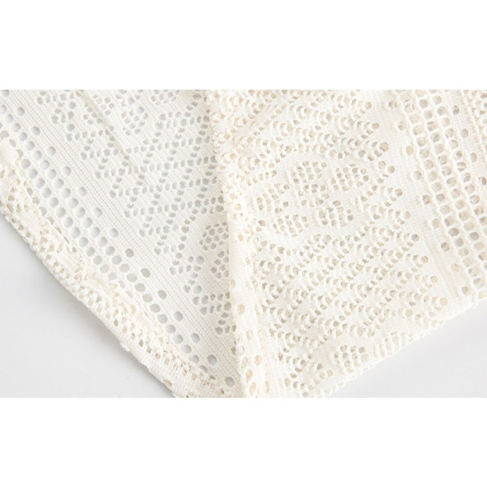 Cutout Cuban Collar Short Sleeve Shirt - Thrashink