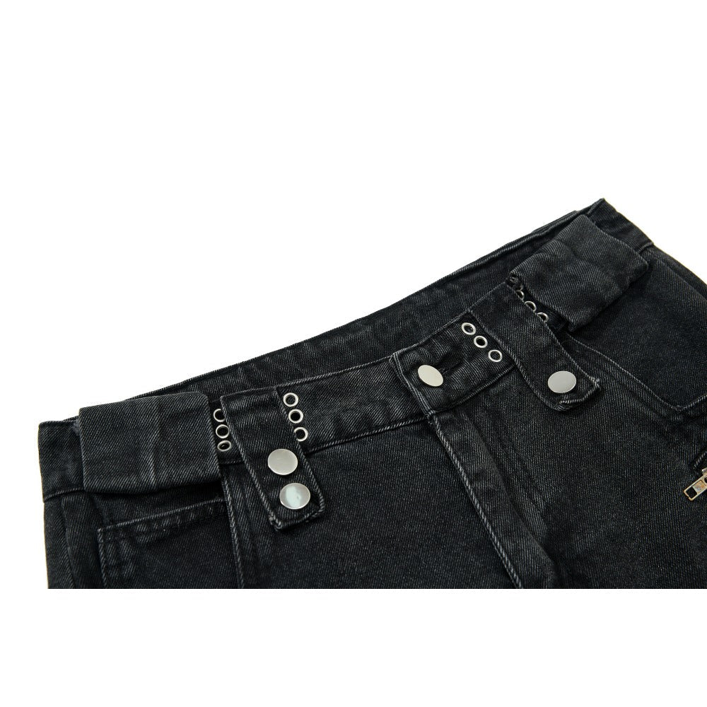 CyberPunk Utility Multi - Pocket Cargo Pants - Thrashink