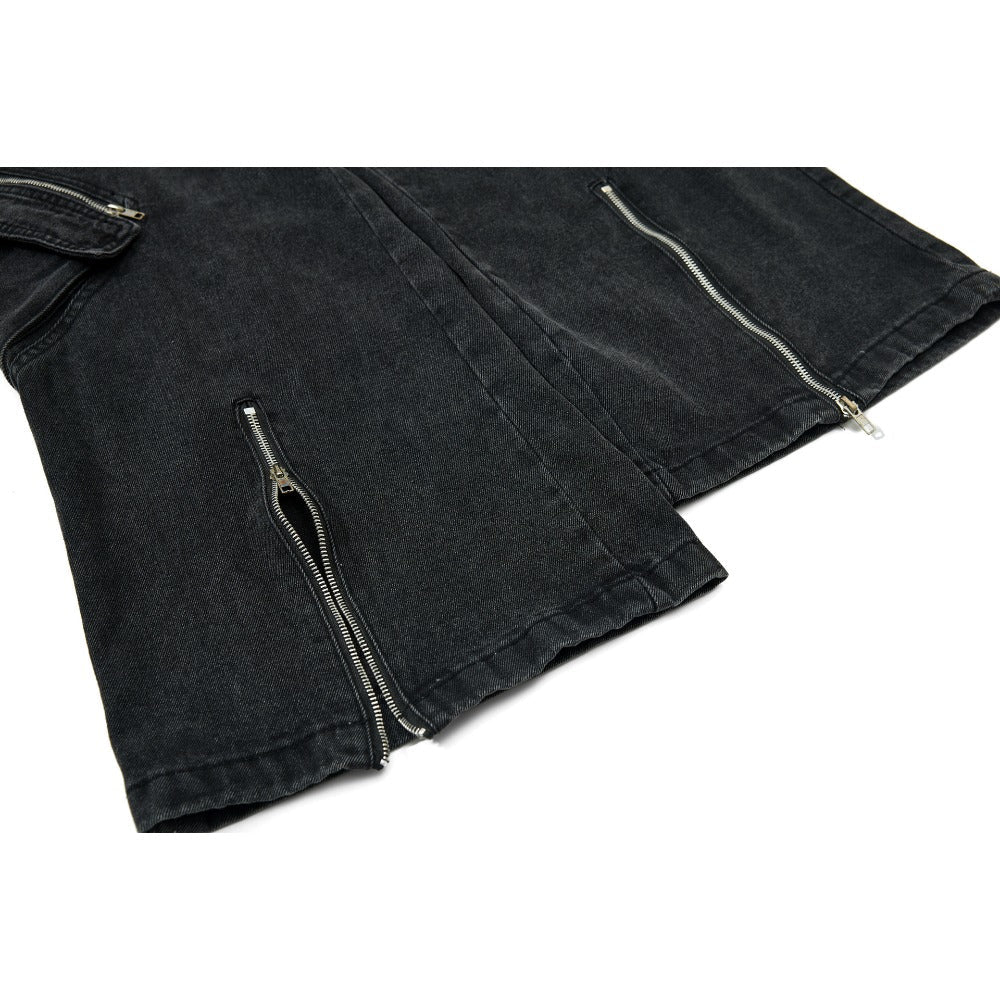 CyberPunk Utility Multi - Pocket Cargo Pants - Thrashink