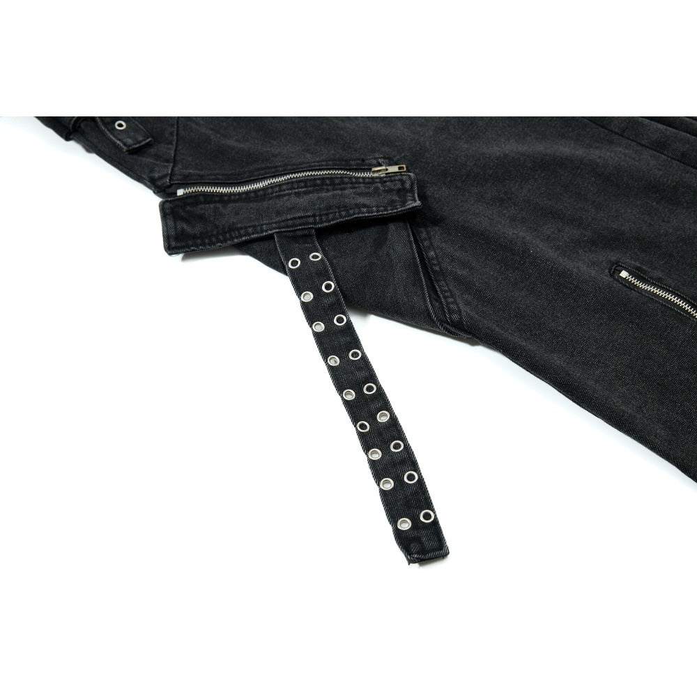 CyberPunk Utility Multi - Pocket Cargo Pants - Thrashink