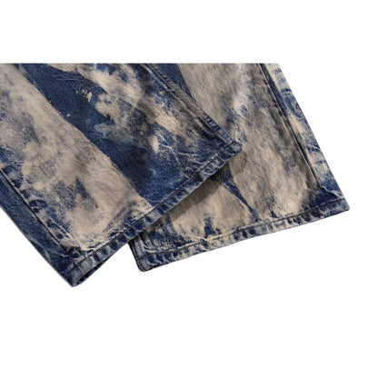 Bleached Marble Baggy Jeans