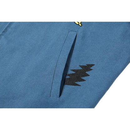 Dancing Bear Embroidered Work Jacket - Thrashink