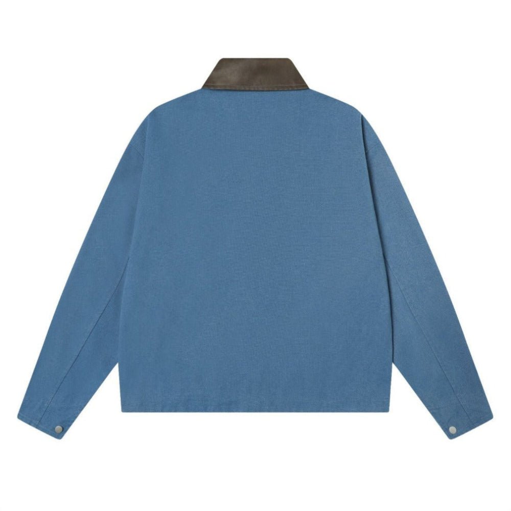 Dancing Bear Embroidered Work Jacket - Thrashink