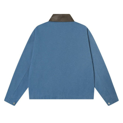 Dancing Bear Embroidered Work Jacket - Thrashink