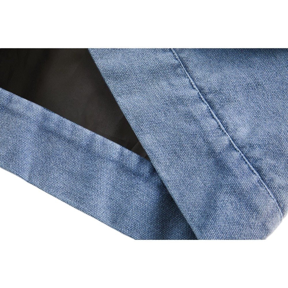 Dark Art Distressed Denim Jacket - Thrashink