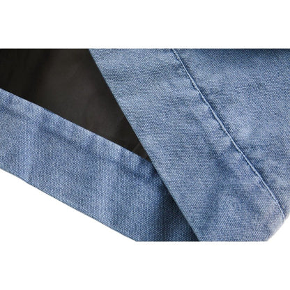 Dark Art Distressed Denim Jacket - Thrashink