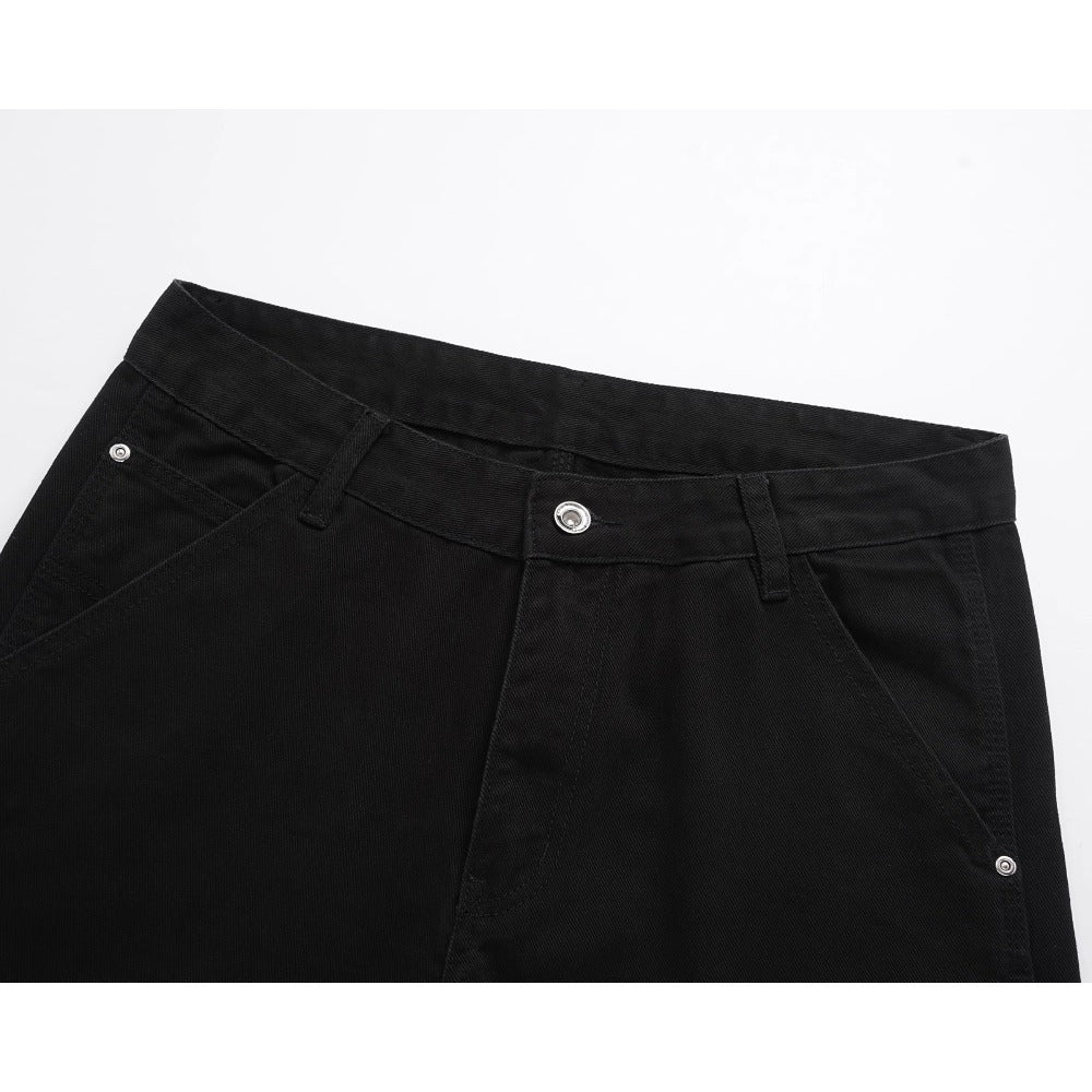 Dark Vintage Knee Logging Jeans - Thrashink