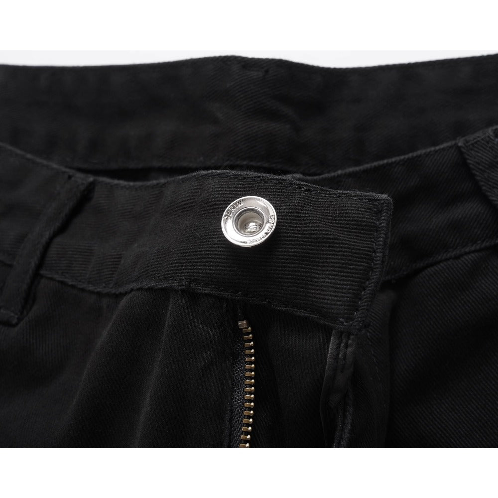 Dark Vintage Knee Logging Jeans - Thrashink