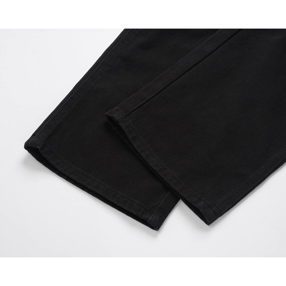 Dark Vintage Knee Logging Jeans - Thrashink