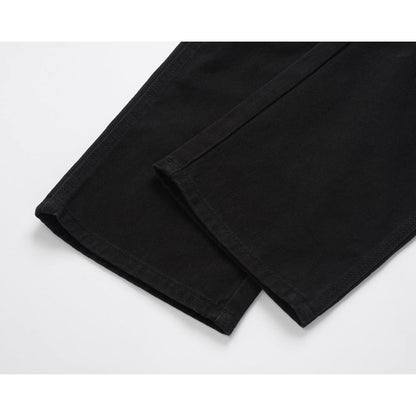 Dark Vintage Knee Logging Jeans - Thrashink