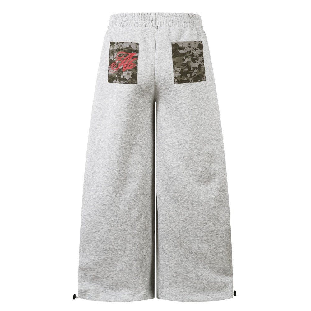 Digital Camo Star Wide - Leg Pants - Thrashink