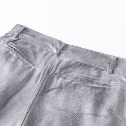 Dirty Wash Pleated Jeans - Thrashink