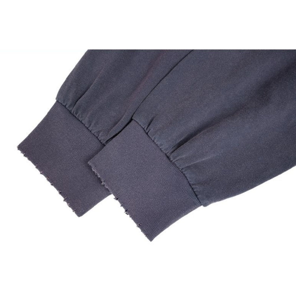 Distressed Ombre Mock Two - Piece Sweatshirt - Thrashink