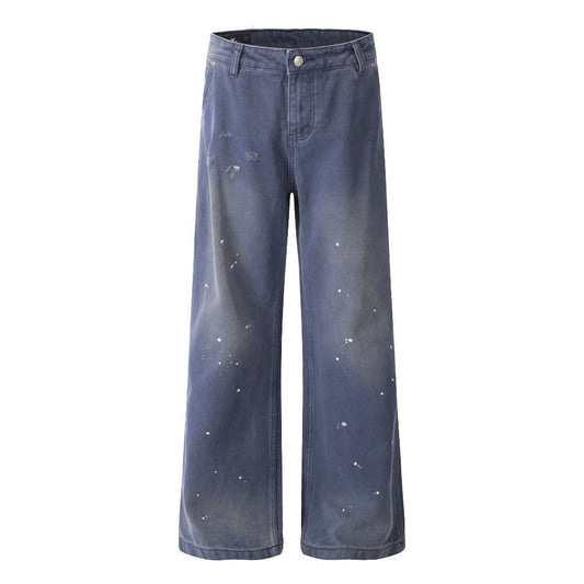 Distressed Paint - Splatter Jeans - Thrashink