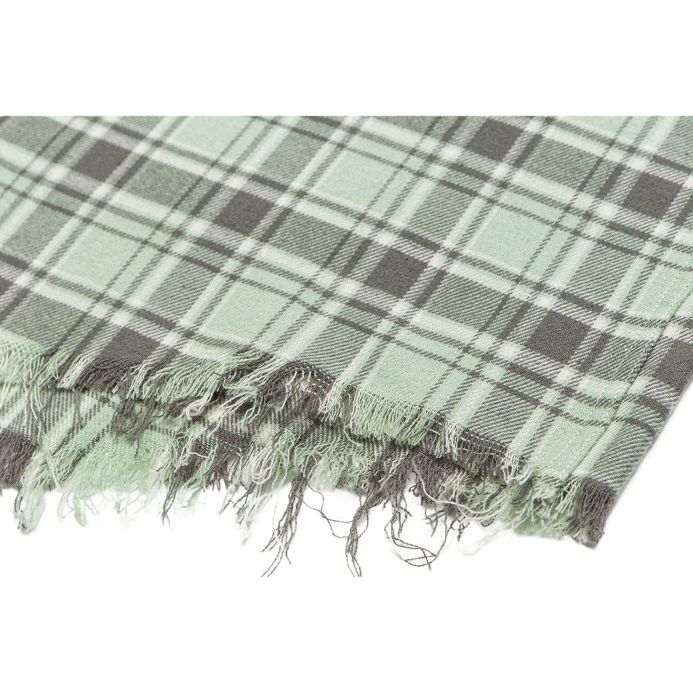 Distressed Plaid Overshirt - Thrashink