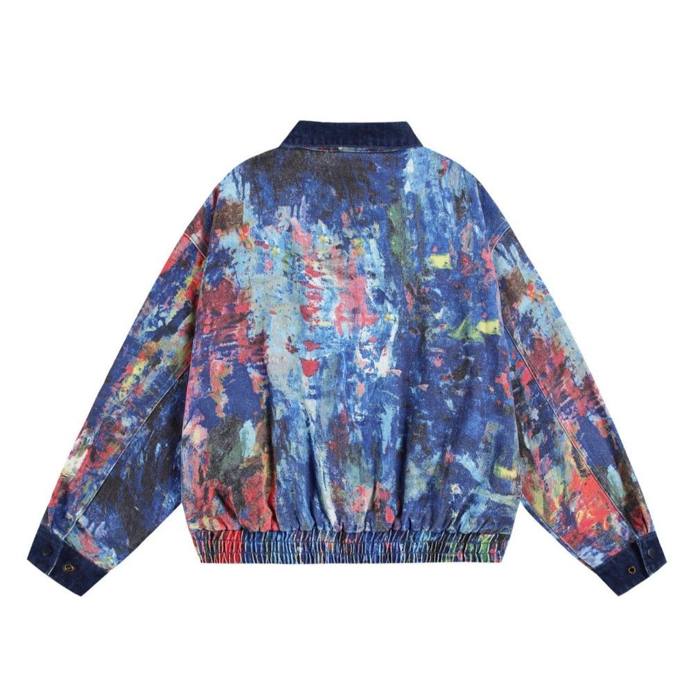 Doodle Denim Jacket - Thrashink