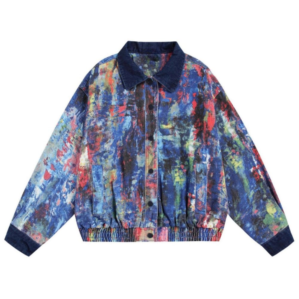 Doodle Denim Jacket - Thrashink