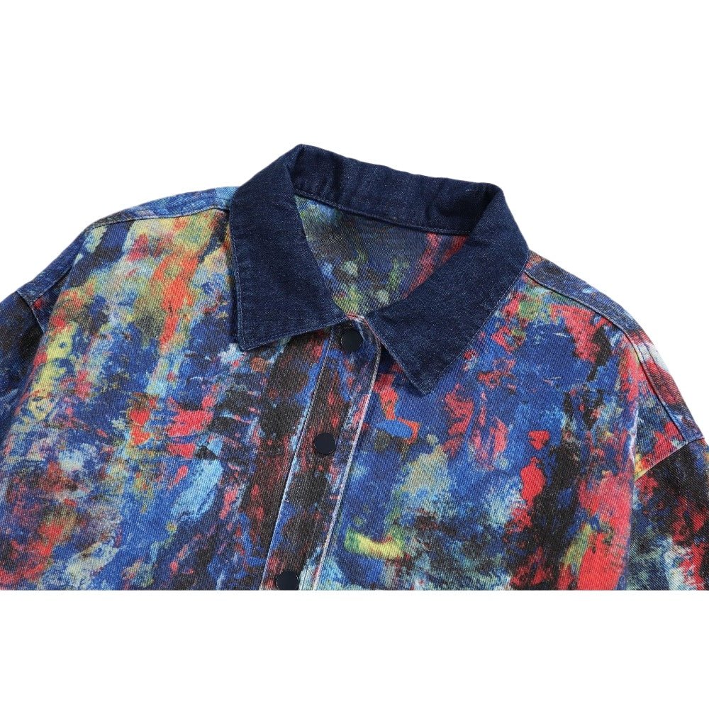 Doodle Denim Jacket - Thrashink