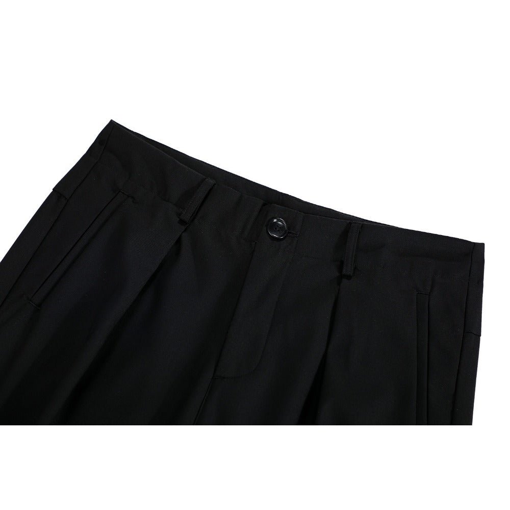 Drape Loose Suit Trousers - Thrashink