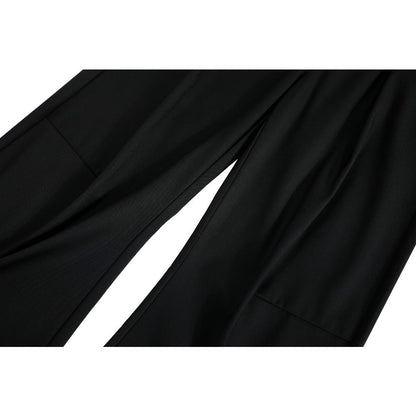 Drape Loose Suit Trousers - Thrashink