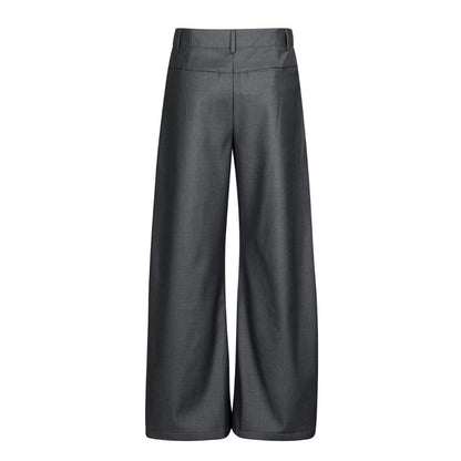 Drape Loose Suit Trousers - Thrashink