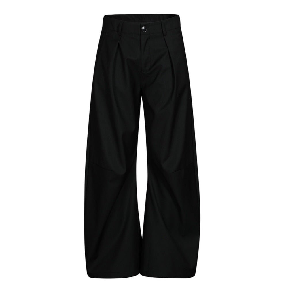Drape Loose Suit Trousers - Thrashink