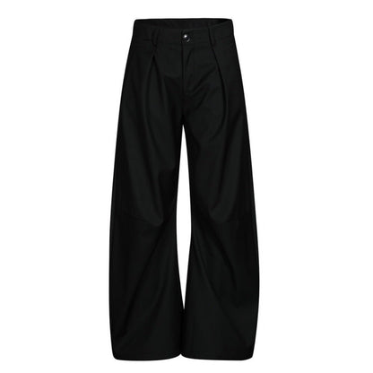 Drape Loose Suit Trousers - Thrashink