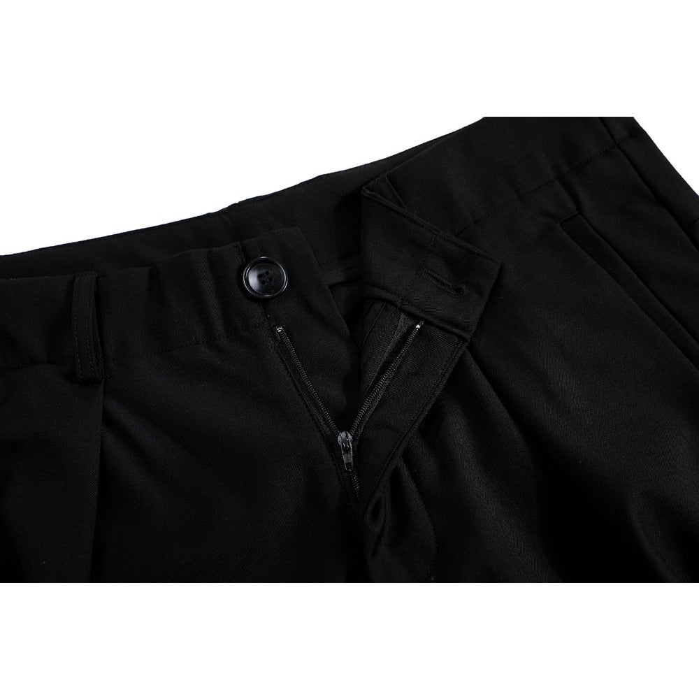 Drape Loose Suit Trousers - Thrashink