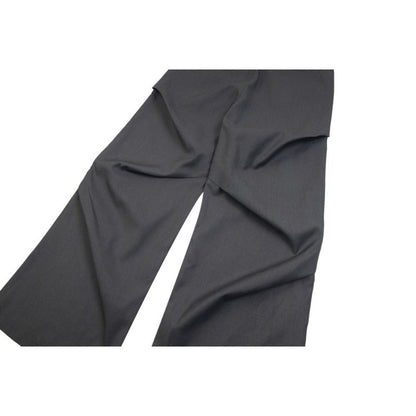 Drape Pleated Blazer Pants - Thrashink