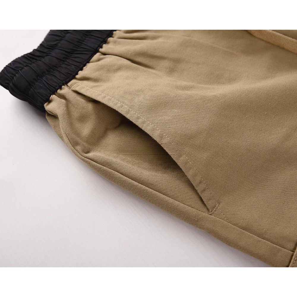 Drawstring Loose Daddy Cargo Pants - Thrashink