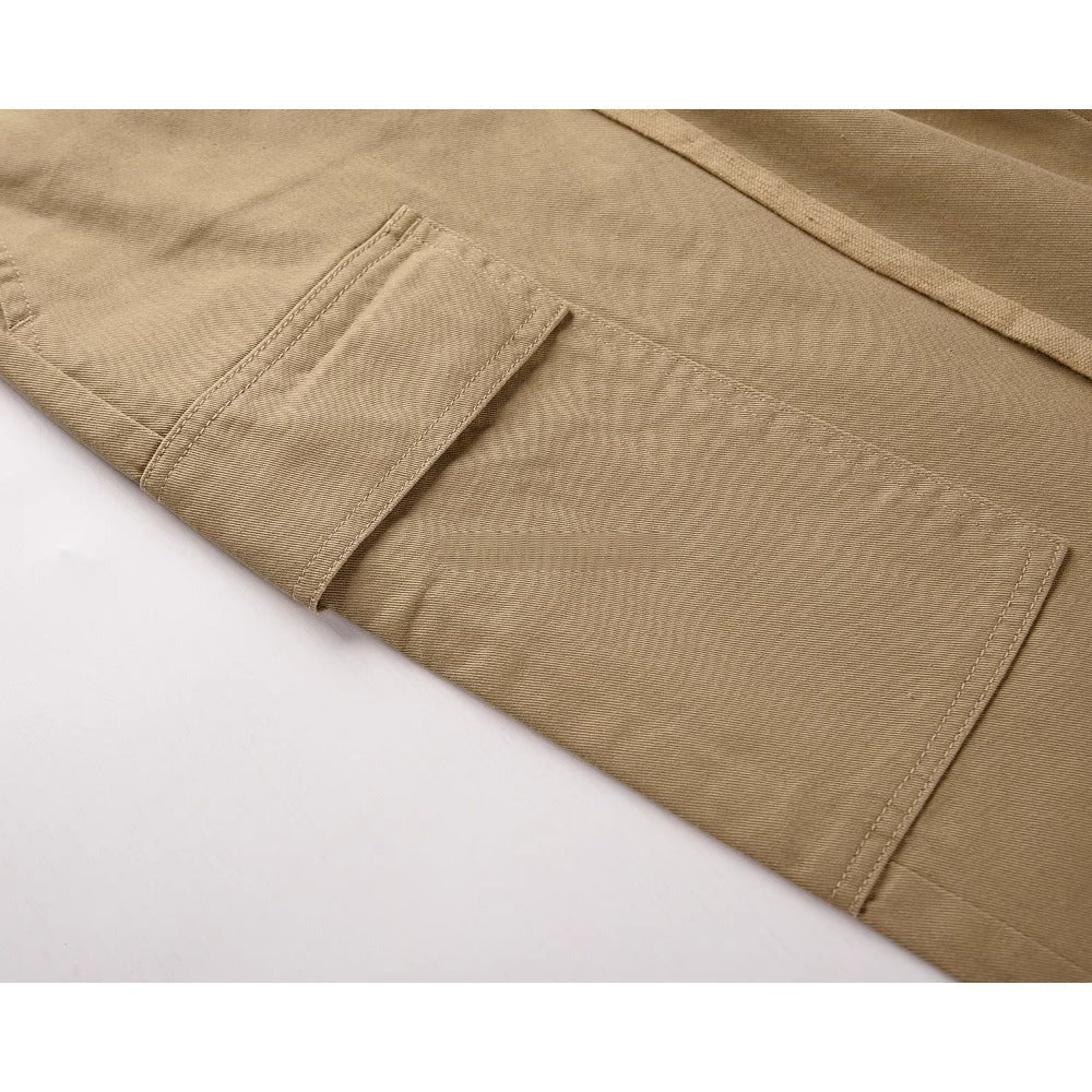 Drawstring Loose Daddy Cargo Pants - Thrashink