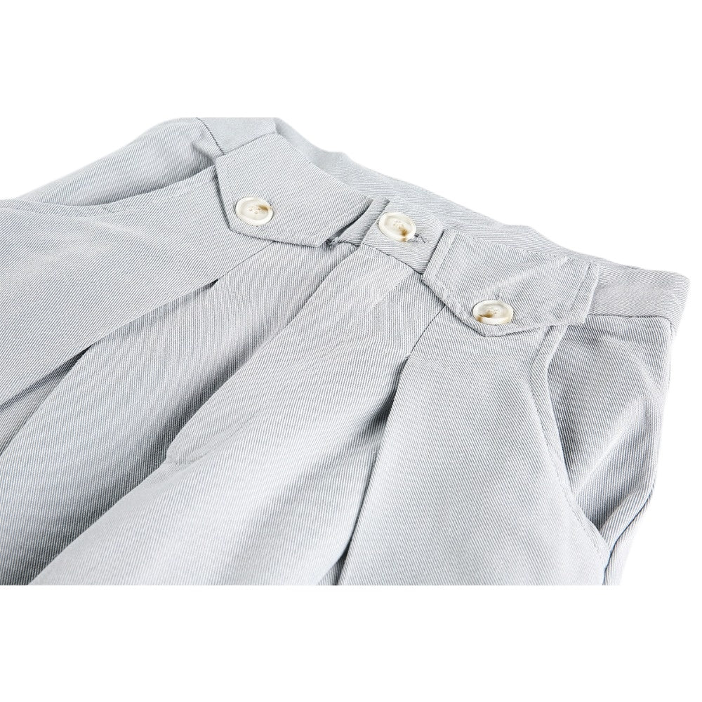 Drooping Style Pleated Suit Pants - Thrashink