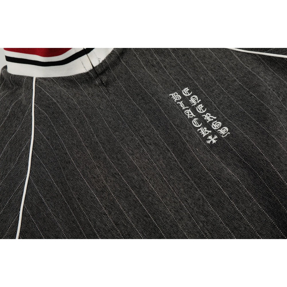 Retro Pinstripe Track Jacket