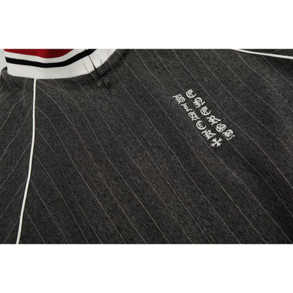 Retro Pinstripe Track Jacket