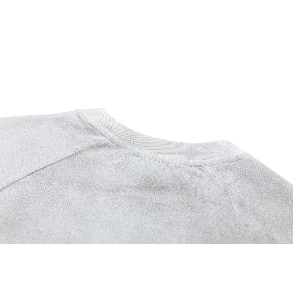 Retro Dice Print Contrast Sleeve T-Shirt