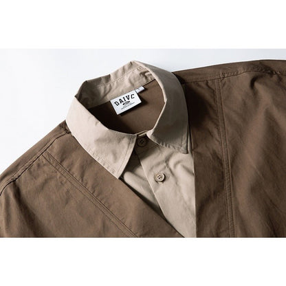 Fake Two - piece Cargo Short Sleeve Shirt - Thrashink