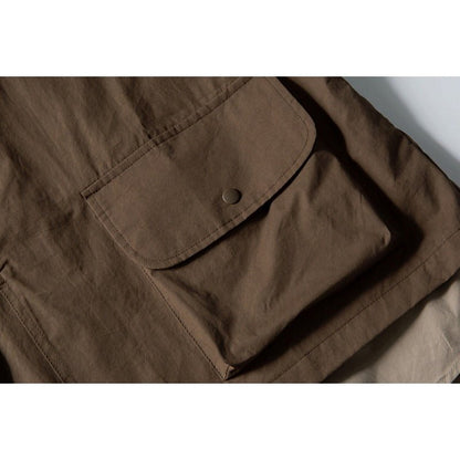 Fake Two - piece Cargo Short Sleeve Shirt - Thrashink