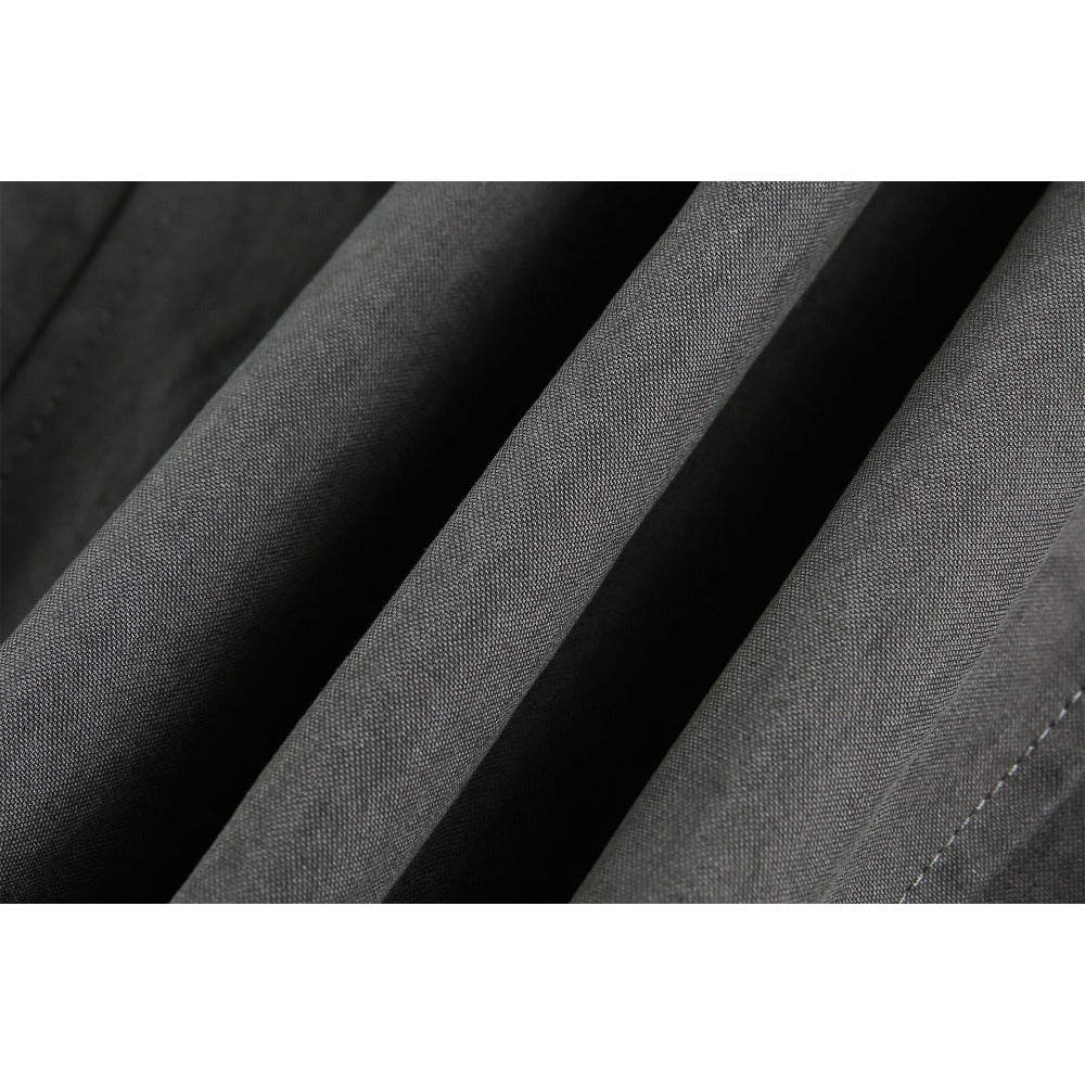 Fake Two - piece Denim Patchwork Shirt - Thrashink