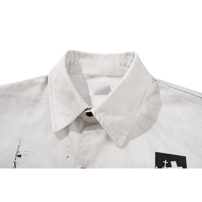 Grunge Blood-Splatter Shirt