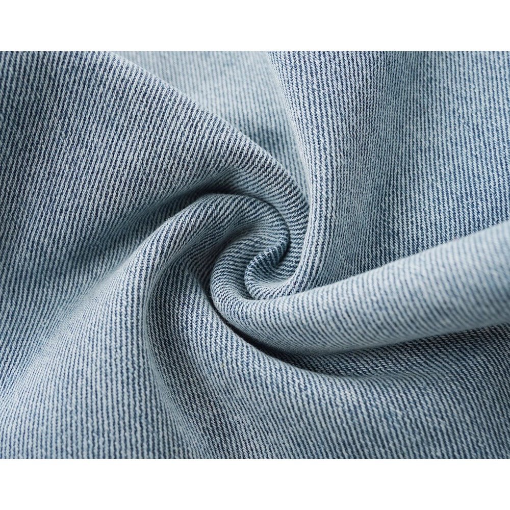 Flame Patchwork Hem Frayed Jeans - Thrashink