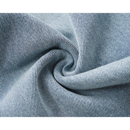 Flame Patchwork Hem Frayed Jeans - Thrashink