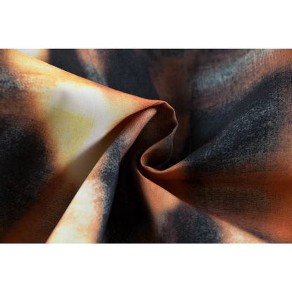 Flame Printed Checkered Shirt - Thrashink