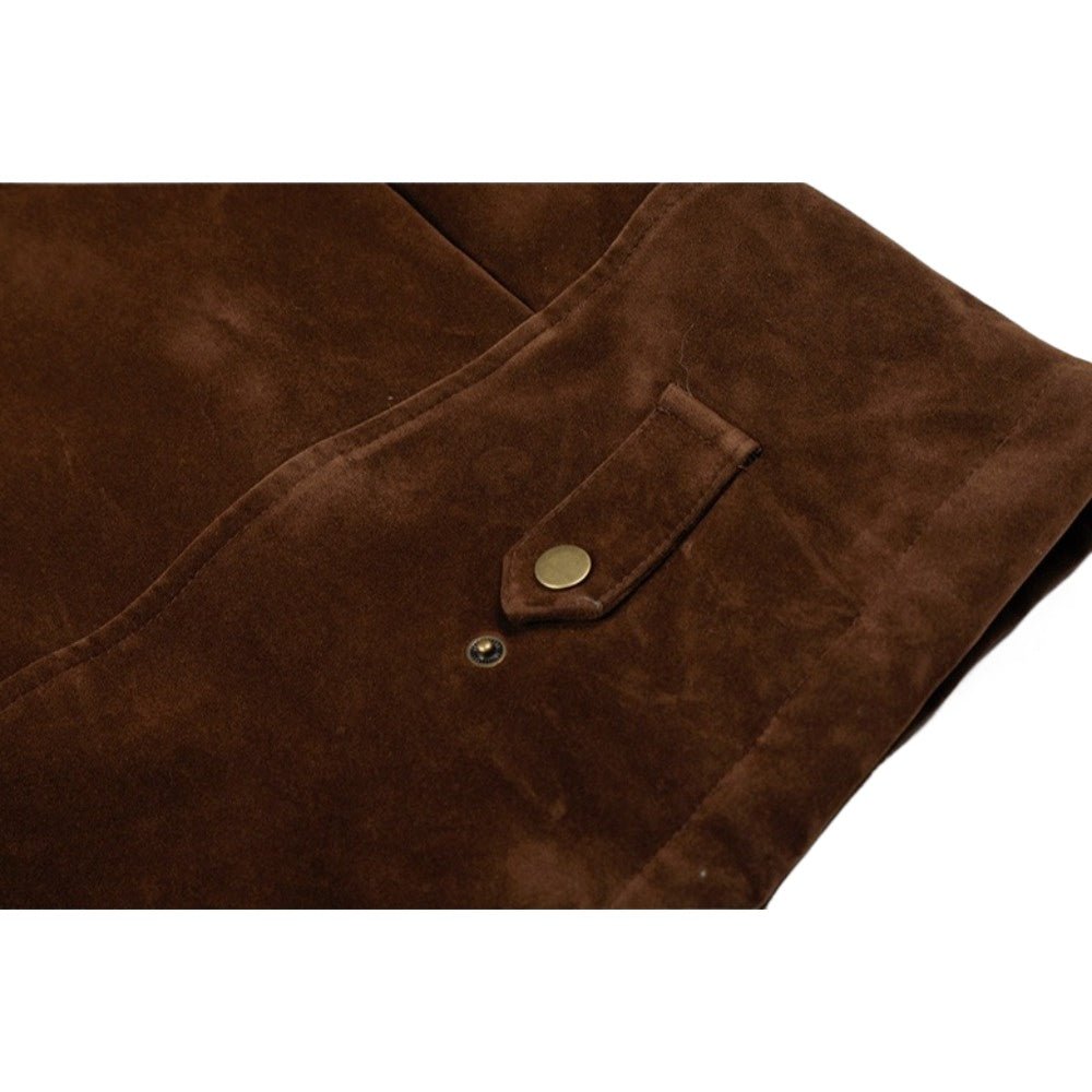 Flocked Rivet Short White Duck Down Jacket - Thrashink