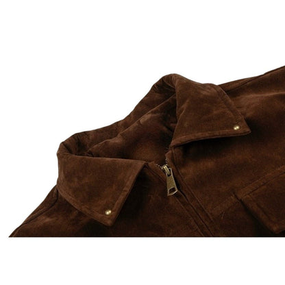 Flocked Rivet Short White Duck Down Jacket - Thrashink