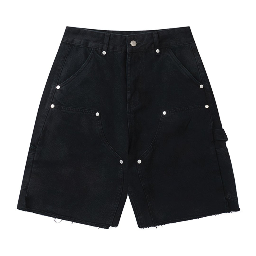 Foundry Denim Shorts - Thrashink
