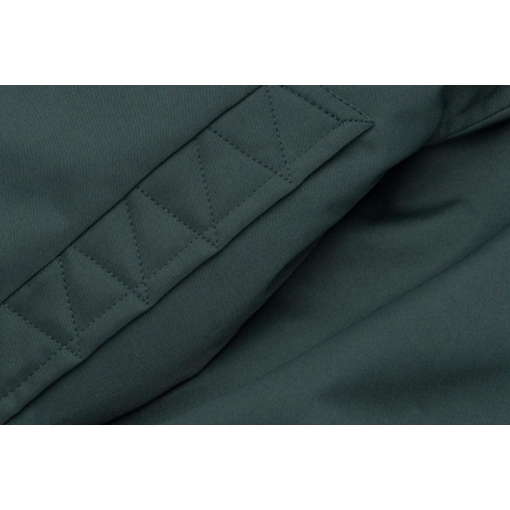 Fur - Collar Butterfly Embroidery Cotton Jacket - Thrashink