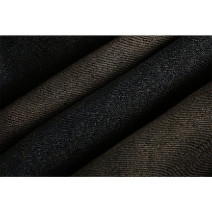 Fur - Lined Quilted Denim Jacket - Thrashink