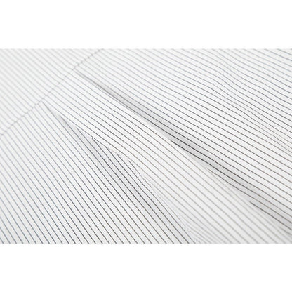 Geometric Contrast Patchwork Striped Shirt - Thrashink