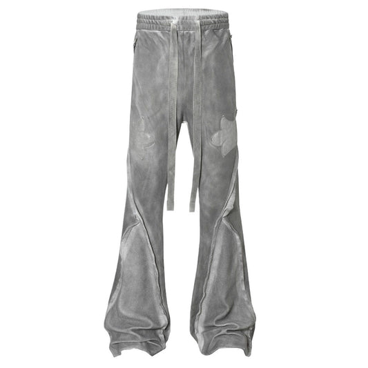 Gothic Flared Drawstring Pants - Thrashink